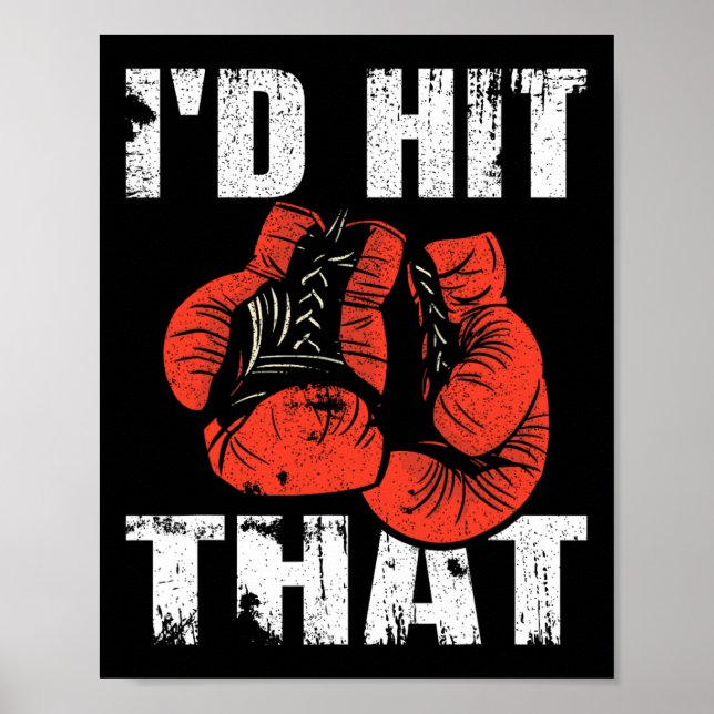 Póster Id Golpear Ese Boxeo (Frente)