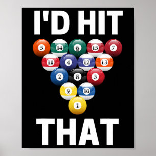 Póster Id Golpear Ese Funny Jugador De Juego De Balas De 