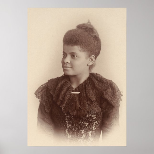 Póster Ida B Wells Poster de fotografía del siglo XIX (Frente)