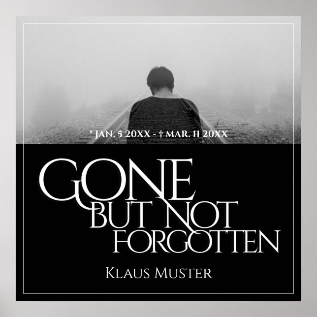 Póster Ida pero no olvidada - Oscura (Frente)