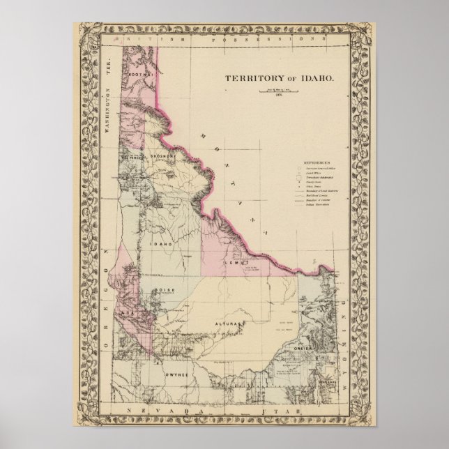 Póster Idaho (Frente)