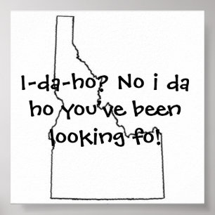 Póster Idaho has estado buscando