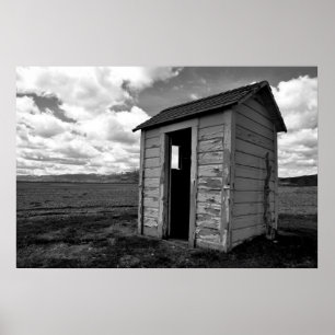 Póster Idaho Outhouse privado