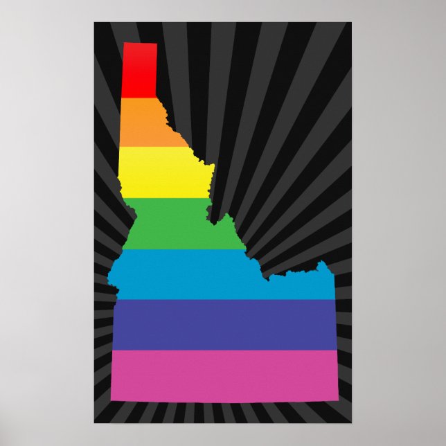 Póster idaho pride. (Frente)