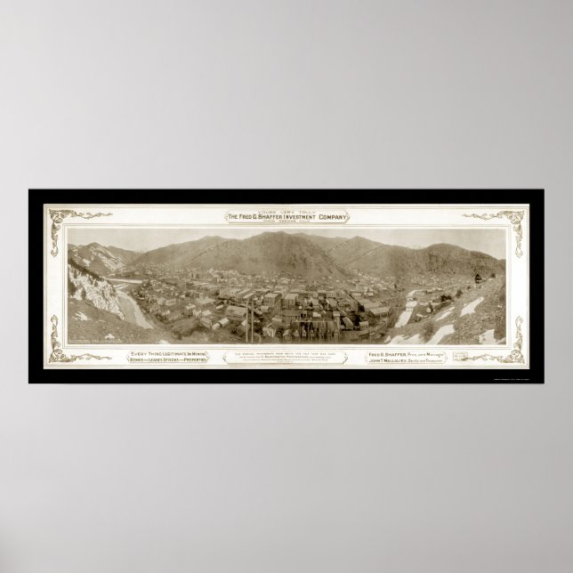 Póster Idaho Springs, CO Photo 1903 (Frente)