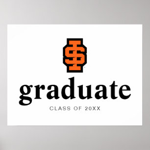 Póster Idaho State University Bold Bengala Logo