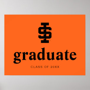 Póster Idaho State University Bold Bengala Logo