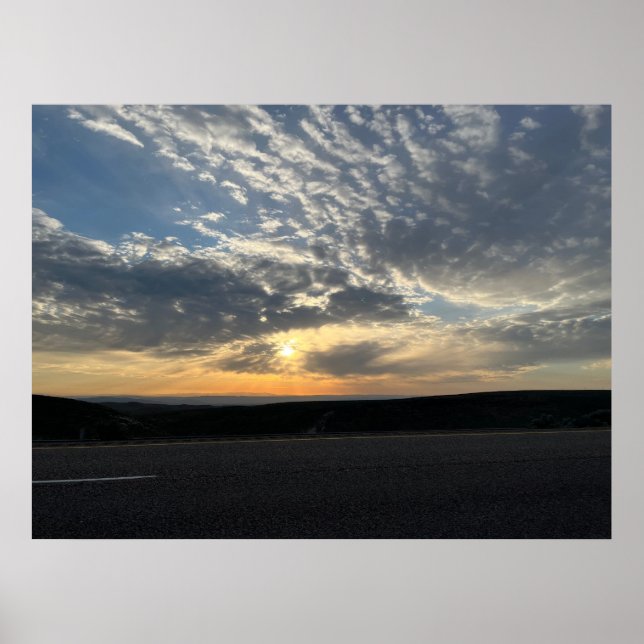 Póster Idaho sunrise (Frente)