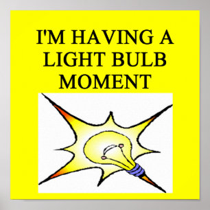 Póster idea brillante