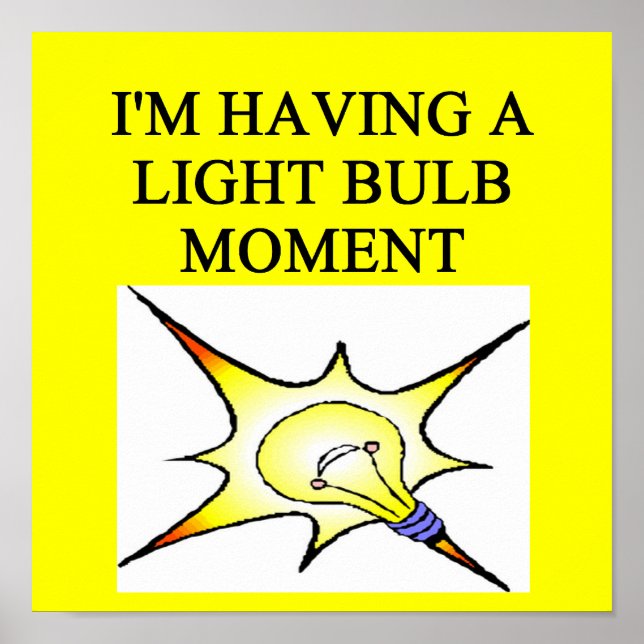 Póster idea brillante (Frente)