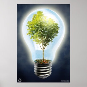 Póster Idea brillante