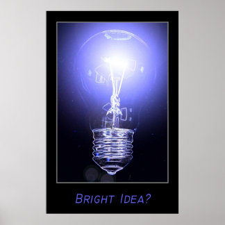 Póster ¿Idea brillante?