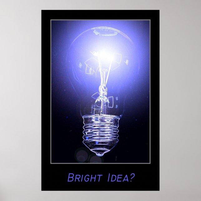 Póster ¿Idea brillante? (Frente)