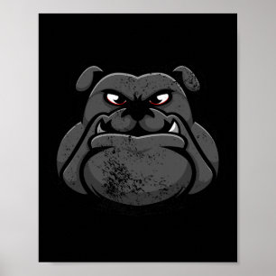Póster Idea de los regalos de los perros amantes del Bull