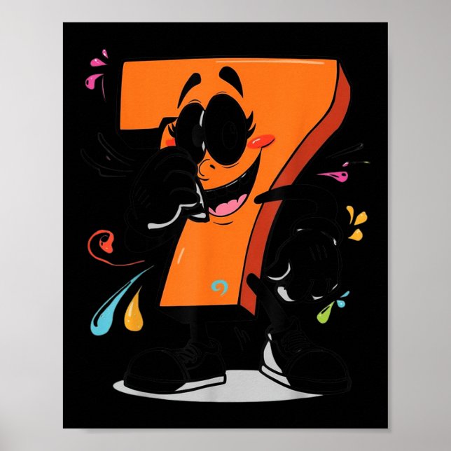 Póster Idea de outfit de Halloween con Sick Seven 67 Meme (Frente)