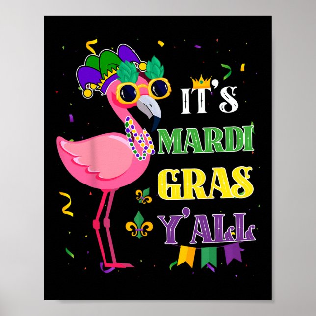 Póster Idea de regalo divertido para una fiesta de carnav (Frente)
