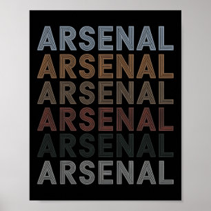 Póster Idea de regalo para fans del equipo de fútbol del
