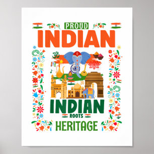 Póster Idea de vestimenta de vestimenta de la bandera de 