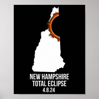 Póster Idea Eclipse de Hampshire Men#39;s New Hampshire T