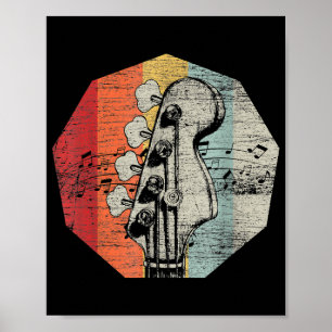 Póster Idea Regalo Para Bass-guitarrista - Bass Guitar