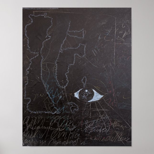 Póster Ideas blancas y pizarras 2 Poster (Frente)