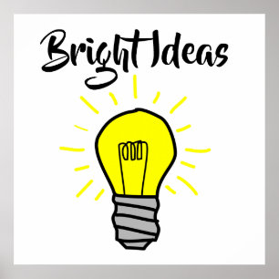 Póster Ideas brillantes