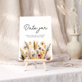 Póster Ideas de la noche de las flores silvestres Fecha J