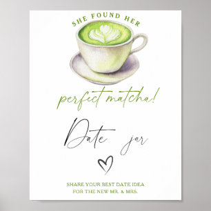 Póster Ideas de noche de cita para desayuno de boda de té