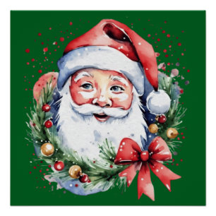 Póster Ideas de regalos de Papá Noel
