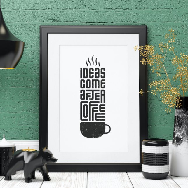 Póster Ideas Después Del Café Moderno (Subido por el creador)