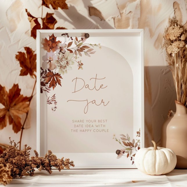 Póster Ideas para una noche de otoño. Boho frasco de cita (Subido por el creador)