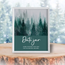 Póster Ideas para una noche en el bosque. Juego de novia