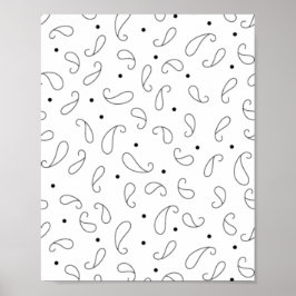 Póster Idioma, gris oscuro