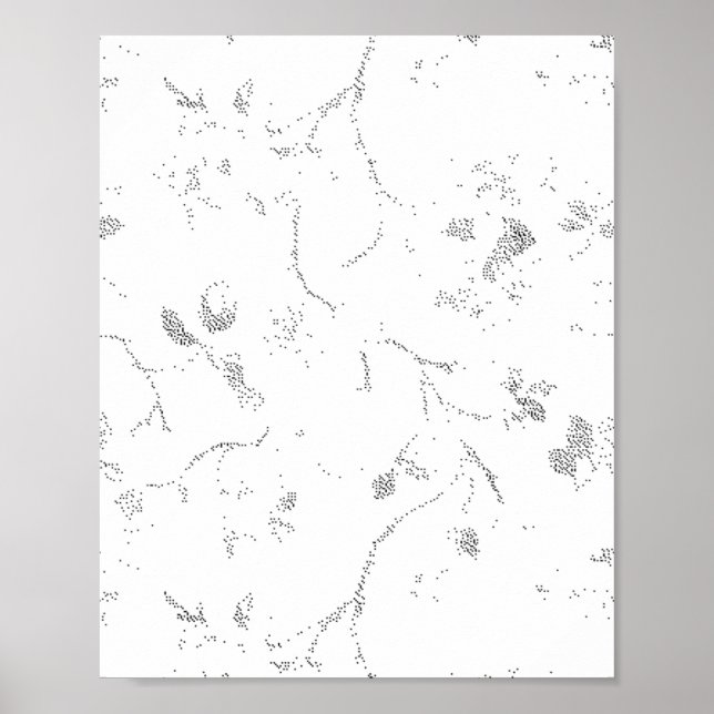 Póster Idioma, Nube gris (Frente)