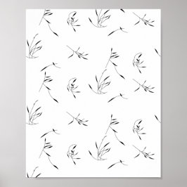 Póster Idioma, paloma gris