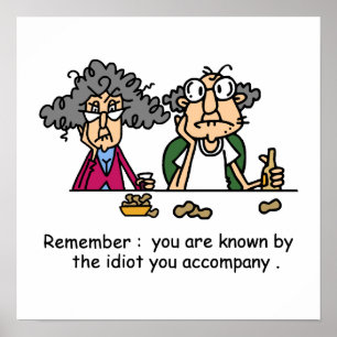 Póster Idiota Company