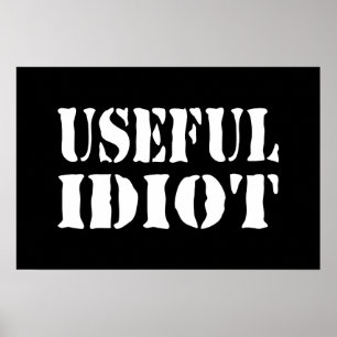 PÓSTER IDIOTA ÚTIL