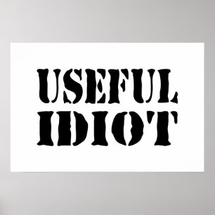 PÓSTER IDIOTA ÚTIL