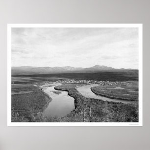 Póster Iditarod, Alaska Birdseye 1914