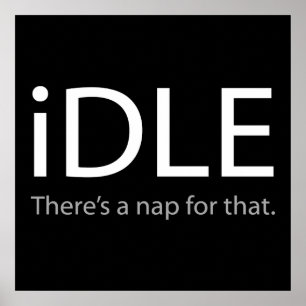 Póster iDLE - ¡Hay una siesta para eso!!!