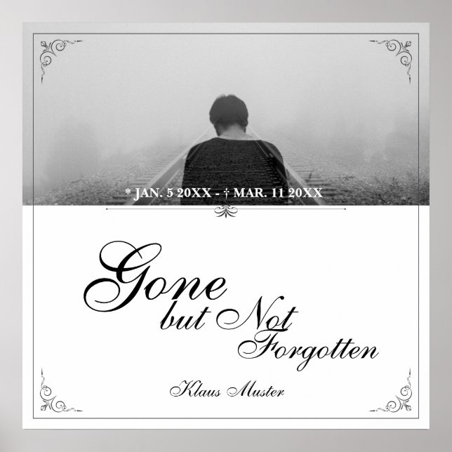 Póster Ido pero no Olvidado - Clásico (Frente)