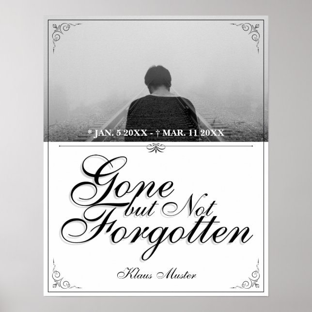 Póster Ido pero no olvidado - Clásico (Frente)