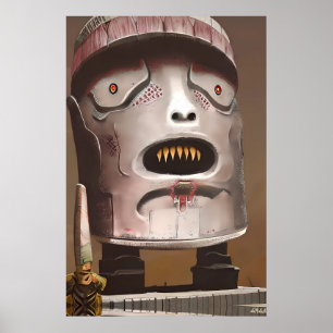 Póster Idol Nervioso Ken Gage Tiki Art