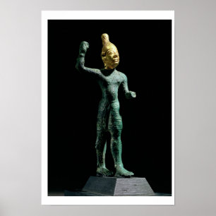 Póster Ídolo del Baal de dios de la tormenta, de Siria,