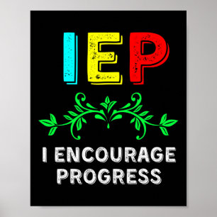 Póster IEP I Fomentar el progreso en la escuela de educac