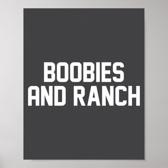 Póster Ies And Ranch Funny Quote  (Frente)