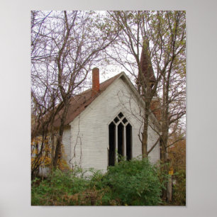 Póster Iglesia abandonada