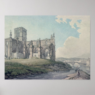 Póster Iglesia anterior, Haddington, 1786