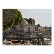 Iglesia Ayia Kyriaki y ruina Paphos, Chipre