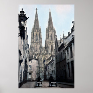 Póster Iglesia Catedral de San Pedro Colonia Alemania 191